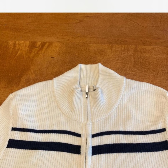 Princess Polly White and Black Striped Crop Top - Picture 4 of 9